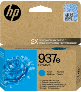 Hp Cartucho De Tinta Original Evomore 937e Cian