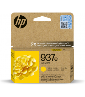 Hp Cartucho De Tinta Original Evomore 937e Amarillo