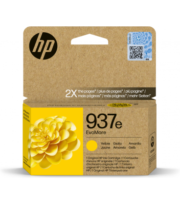 Hp Cartucho De Tinta Original Evomore 937e Amarillo