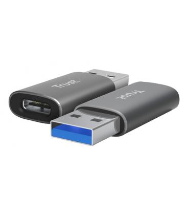 Adaptador USB 3.2 GEN2 Trust Calyx / USB Tipo-C Hembra - USB Macho