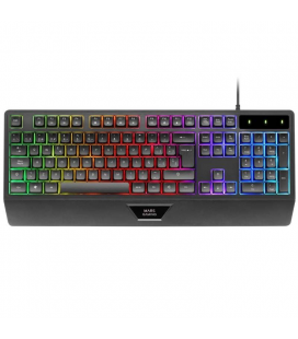 Teclado gaming semimecánico mars gaming mk124/ negro