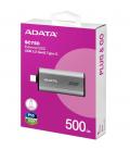 Disco duro externo ssd adata sc750 500gb usb tipo c gris