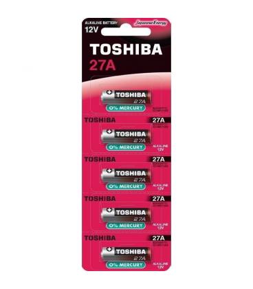 Pack de 5 pilas 12v toshiba 27a/ 12v/ alcalinas