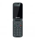 Teléfono móvil daewoo dw8002bk para personas mayores/ negro