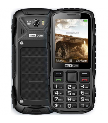 Teléfono móvil ruggerizado maxcom strong mm920/ negro