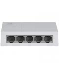 Dahua Technology PoE DH-SF1005L switch No administrado Fast Ethernet (10/100) Energía sobre Ethernet (PoE) Escritorio Gris claro