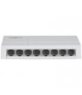 Dahua Technology PoE DH-SF1008 switch No administrado Fast Ethernet (10/100) Energía sobre Ethernet (PoE) Escritorio Gris claro