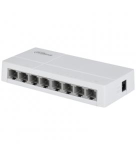 Dahua Technology PoE DH-SF1008L switch No administrado Fast Ethernet (10/100) Energía sobre Ethernet (PoE) Escritorio Gris claro