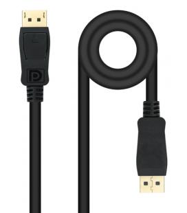 Cable DisplayPort Nanocable 10.15.2600/ DisplayPort Macho - DisplayPort Macho/ 50cm/ Negro