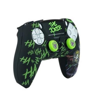 KIT FUNDA+GRIPS+STICKER MANDO PS5 FR-TEC DC JOKER