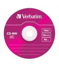 Verbatim CD-RW Colour 12x 700 MB 5 pieza(s)