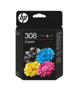 Pack Cartuchos Tinta HP 308 Negra/Tricolor