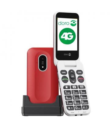 Telefono movil doro leva l20 - 2.8pulgadas - 4g - rojo - blanco