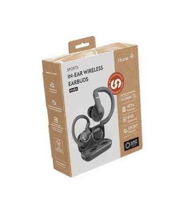 AURICULARES TWS HUNE ECO HABA SPORT GRIS ROCA