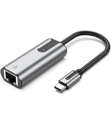 Adaptador usb tipo-c - rj45 vention cfnhb/ 1000mbps