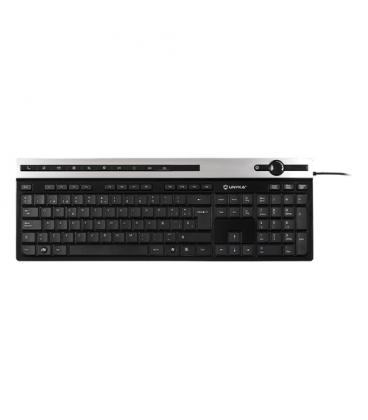 UNYKAch A 2930 teclado Hogar USB QWERTY Negro, Plata