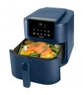 Freidora de aire bourgini airfryer slim ceramica 8l 1700w color azul