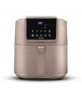 Freidora de aire bourgini airfryer slim ceramica 8l 1700w color beige