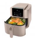 Freidora de aire bourgini airfryer slim ceramica 8l 1700w color beige