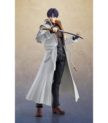 Aoshi shinomori figura 165 cm rurouni kenshin sh figuarts