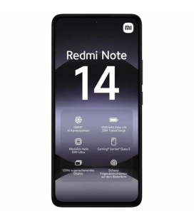 Smartphone xiaomi redmi note 14 6gb/ 128gb/ 6.67'/ negro