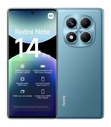 Smartphone xiaomi redmi note 14 pro 8gb/ 256gb/ 6.67'/ azul