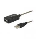 CABLE ALARGADOR PUERTO USB 2.0 5M NEGRO SAVIO