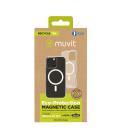 Funda muvit recycletek magsafe para apple iphone 16 pro transparente