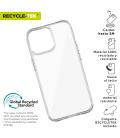 Funda muvit shockproof 2m para apple iphone 16 pro max transparente