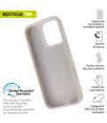 Funda muvit recycletek liquid silicone para apple iphone 16 pro nude