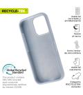 Funda muvit recycletek liquid silicone para apple iphone 16 pro azul cielo