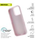 Funda muvit recycletek liquid silicone para apple iphone 16 pro rosa