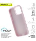 Funda muvit recycletek liquid silicone para apple iphone 16 pro max rosa