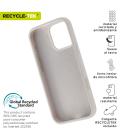 Funda muvit recycletek liquid silicone para apple iphone 16 pro max nude