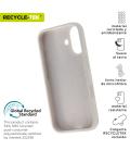 Funda muvit recycletek liquid silicone para apple iphone 16 nude