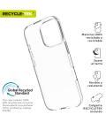 Funda muvit recycletek para apple iphone 16 pro max transparente