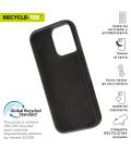 Funda muvit recycletek liquid silicone para apple iphone 16 pro negra