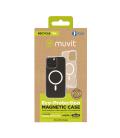 Funda muvit recycletek magsafe para apple iphone 16 pro max transparente