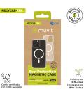 Funda muvit recycletek magsafe para apple iphone 16 pro max transparente