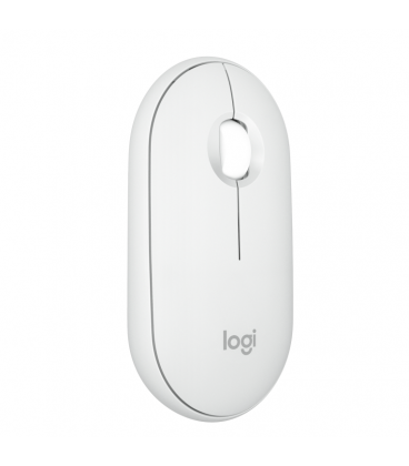 Logitech Pebble Mouse 2 M350s Ratón Inalámbrico Blanco 4000 DPI