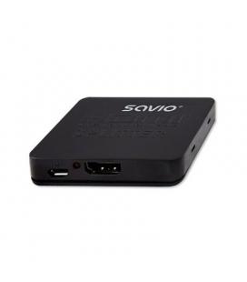 SPLITTER 1X2 HDMI 4K 3D SAVIO CL-93 NEGRO