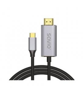 CABLE USB(C) - HDMI 2.0 4K 2M SAVIO CL-171