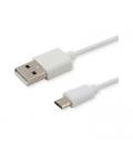 CABLE USB 2.0 - MICRO USB 1M BLANCO SAVIO CL-123