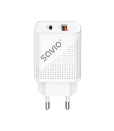 CARGADOR USB 3.0 DE CARGA RÁPIDA 18W SAVIO LA-05