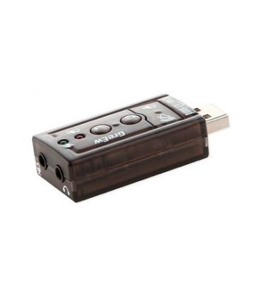 TARJETA DE SONIDO NEGRO USB 7.1 SAVIO AK-01