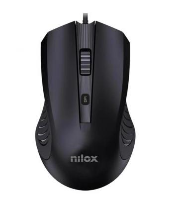 Nilox raton mousb1013 2400 dpi usb