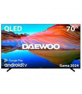 Tv daewoo 70 pulgadas qled 4k uhd - 70dm73qa - android tv