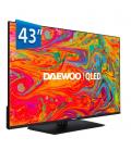 Tv daewoo 43 pulgadas qled 4k uhd - 43dm65qv - smart tv