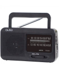 Radio portátil qubo r-222/ negro