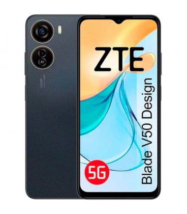 Smartphone zte blade v50 design 4gb/ 128gb/ 6.6'/ 5g/ negro